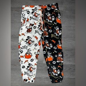Disney Mickey and Minnie Themed Graphic Pajama Pants